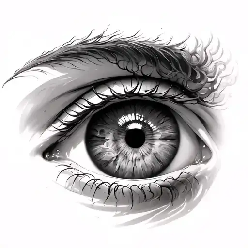 Eye With Medusa Head