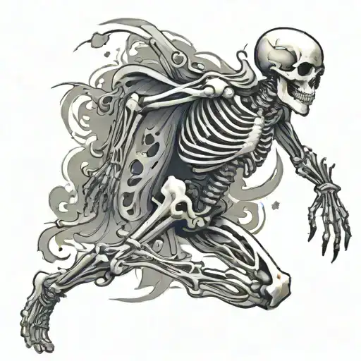Running Skeleton