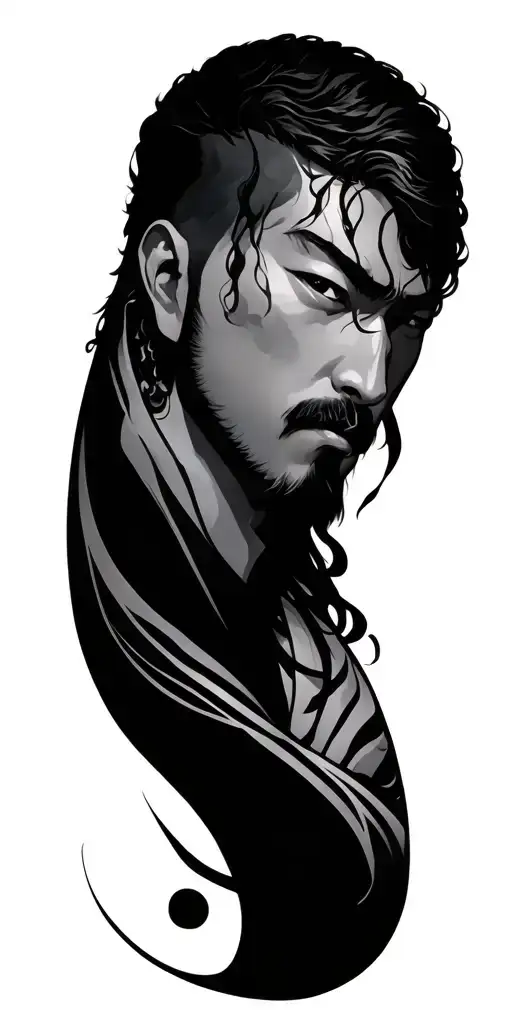 Flowing Japanese Masculine