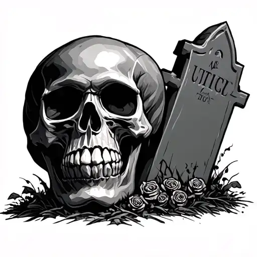 Skull And Grave Yard