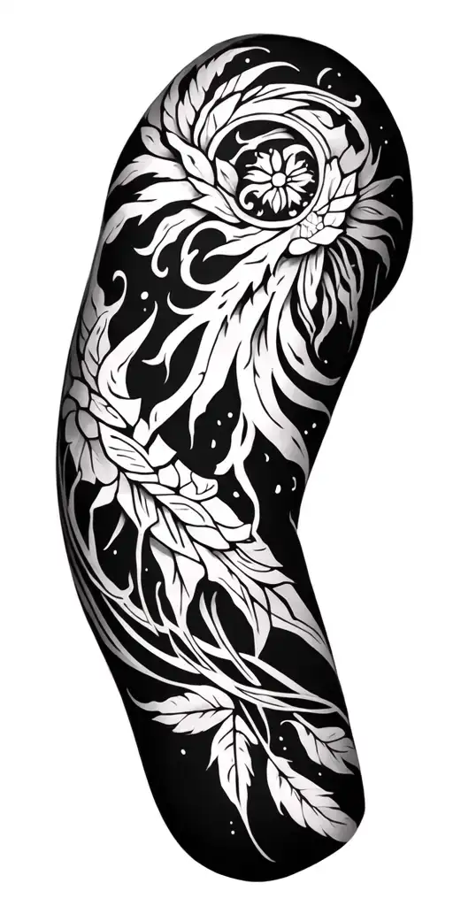 Nordic Sleeve Tattoo Design