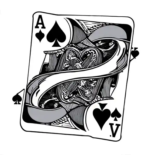 Playing Cards Arranged