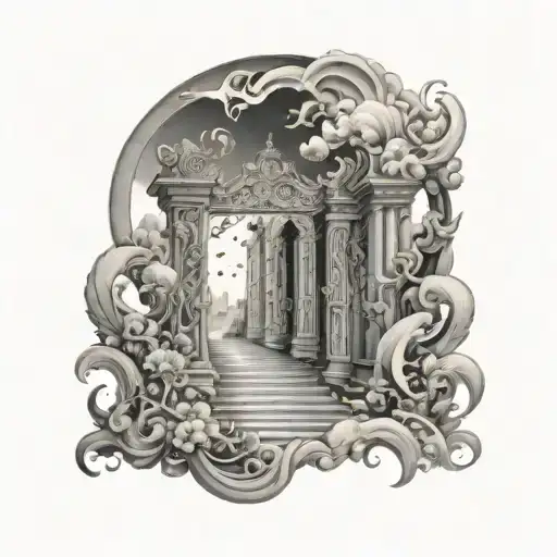 Walking Into The Gate Of Heaven