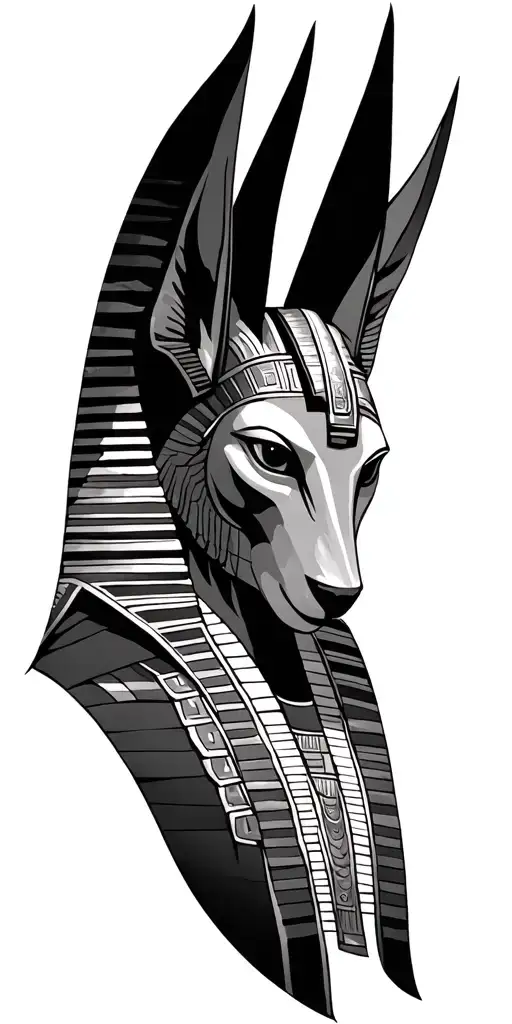 Egyptian Anubis Arm Sleeve
