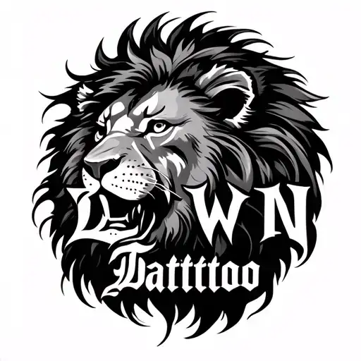 Lion And Dawn Written Text