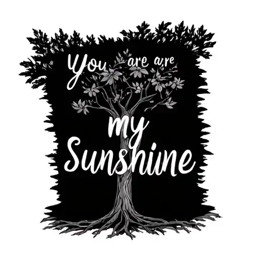 You Are My Sunshine March Birthday Tree August Birthday Tree