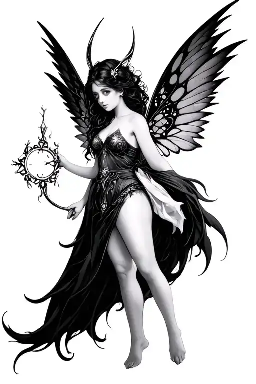 Sagittarious And Fairy Wings