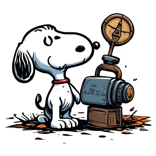 Cyber Sigilism Style Snoopy