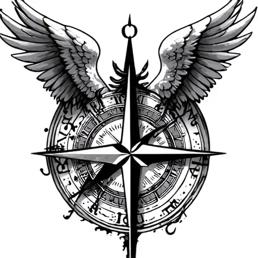 Dark Angel And Compass Surrounded My Music