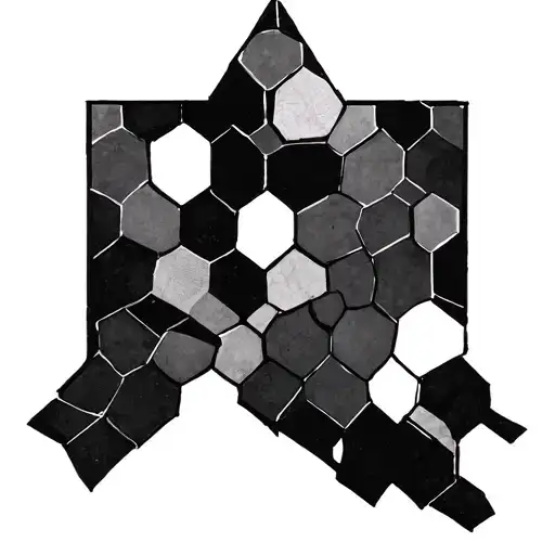 Hex Figures Silhouette