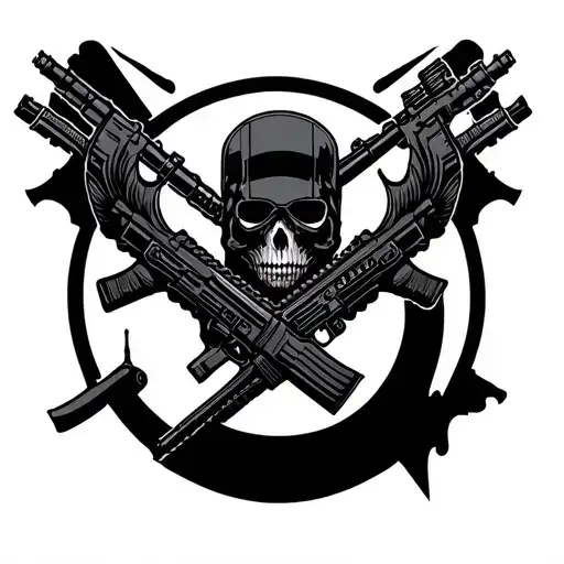 Fore Arm Half Sleeve Black Ops 2