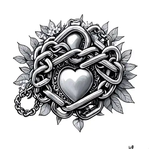 Chain And Lockets Dainty