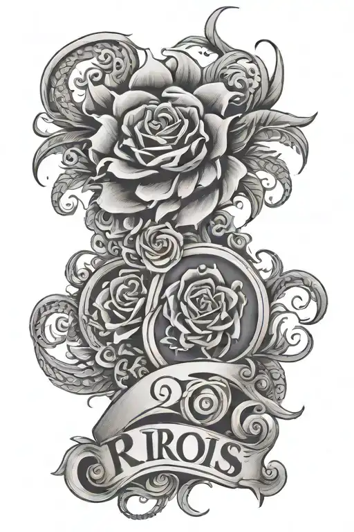 Last Name Rios On Forarrm