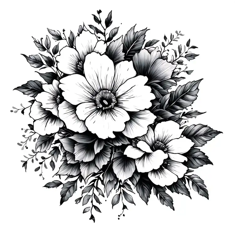 Floral Wrist And Arm