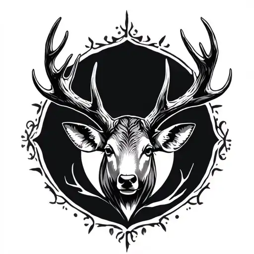 Tiny Antler Tattoo With 2009 Incorporated