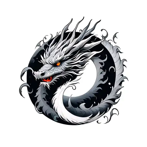Sun And Moon Dragon