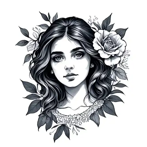 Frieren Tattoo Fine Line Idea Involving A Mother