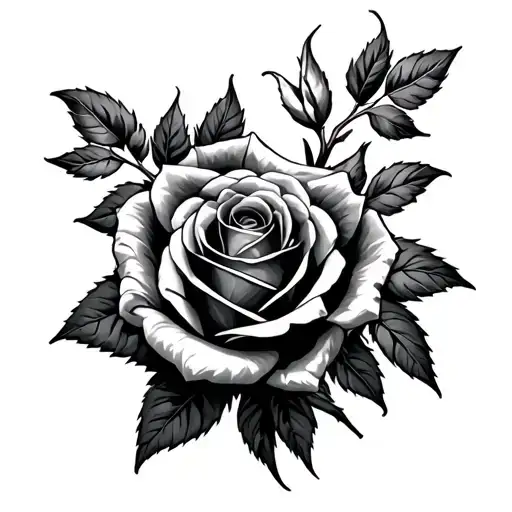 A Black Rose To The Wrist