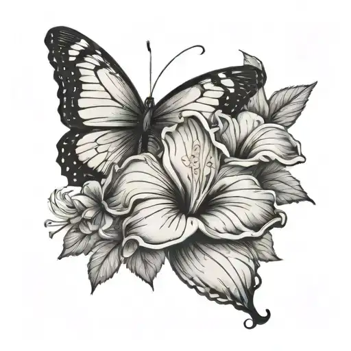 Butterfly Hibiscus Flower