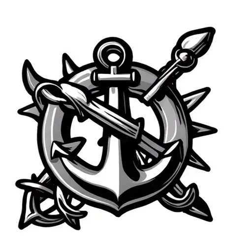 Navy Anchor