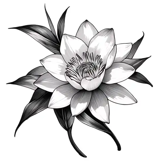 Daffodil And Water Lily