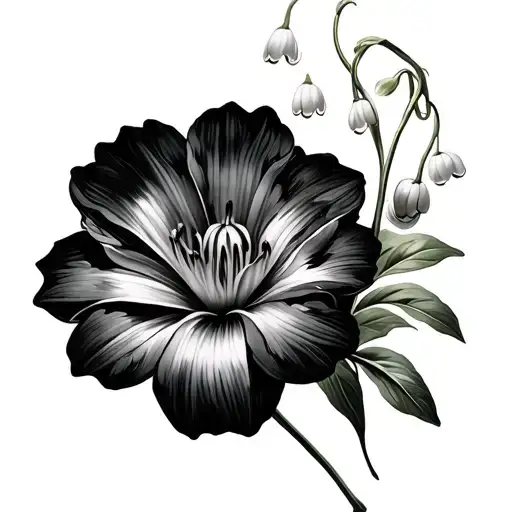 Lily Of The Valley And Marigold