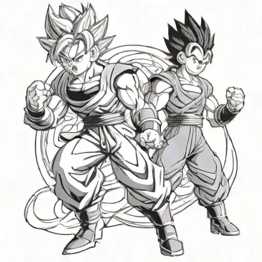Gohan And Cell Perfect Form Dbz
