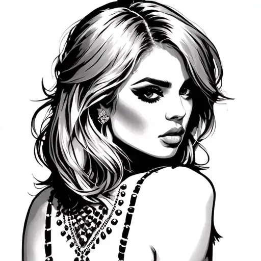 White Slut For Black Studs Tattoo Template