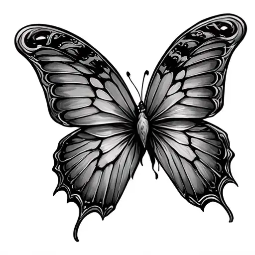 Wrench Inside Butterfly Wings