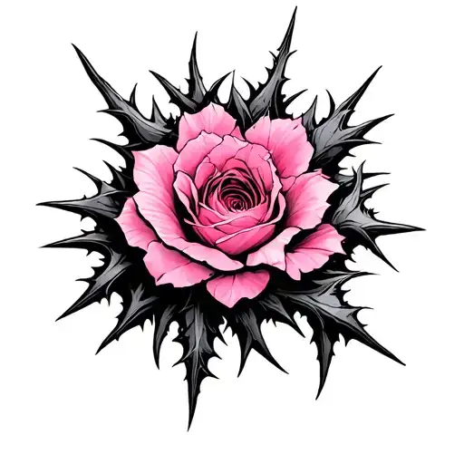Pink With Thorns