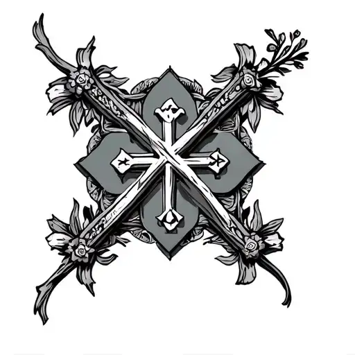 Orthodox Cross Surrounded