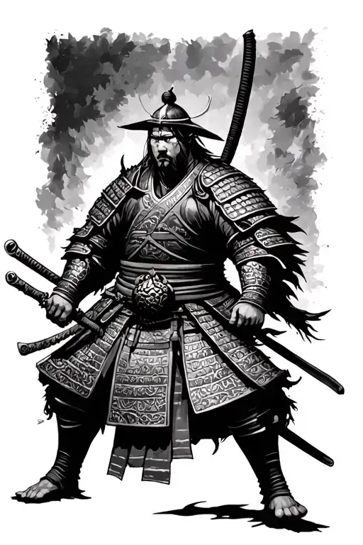Japanesse Samurai Warrior