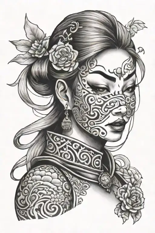 Breast Japan And Girl In Mask