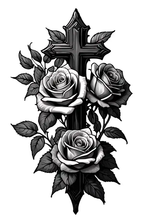 Cross Plus Roses Growing