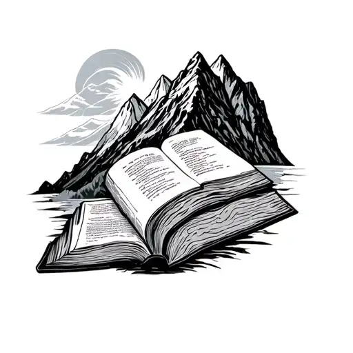 Mountain And Bible Luke