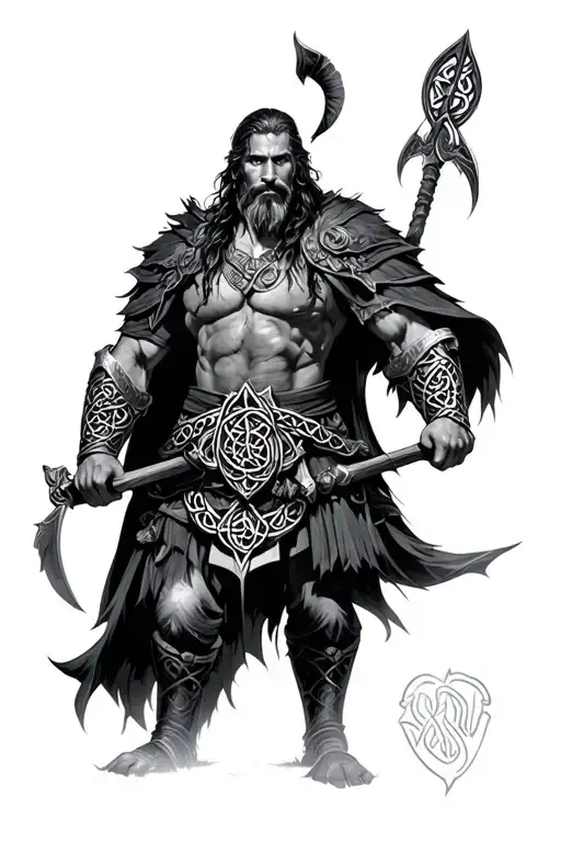 Celtic Scottish Warrior