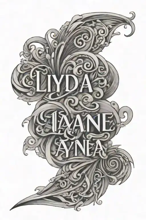 Lydia Anne Written In Abstract