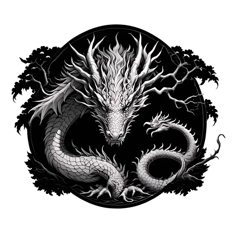 Dragon As Tree Of Life