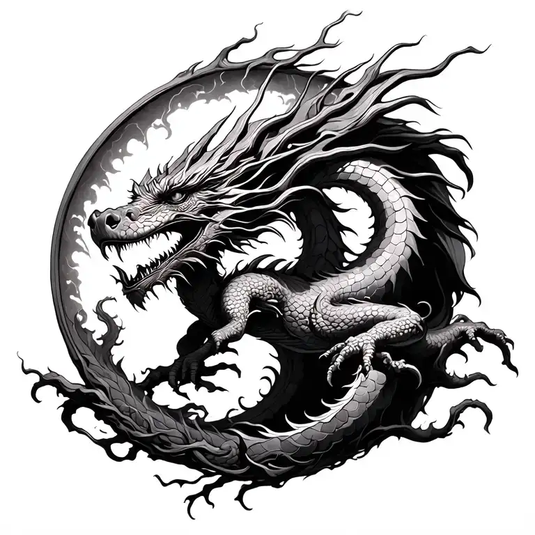 Dragon As Tree Of Life