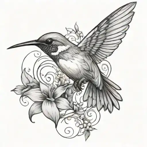 Colibri Flying