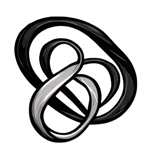 Mother Daughter Matching Tattoos Showing Infinity And Love