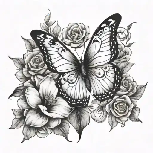Floral Butterfly