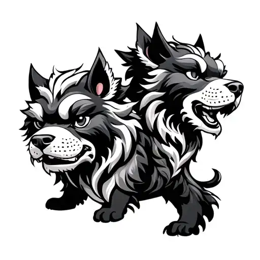 Male And Female Foo Dog