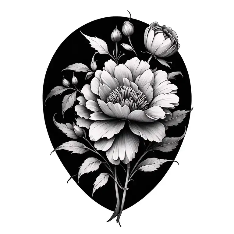 Birth Flowers Intertwined