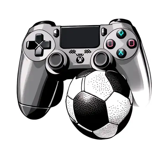 Gaming Controller And Football
