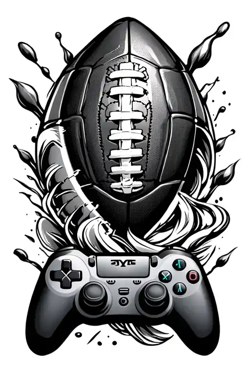 Gaming Controller And Football