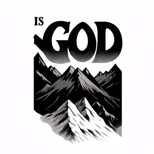 God Is Greater Than Highs And Lows Mountains