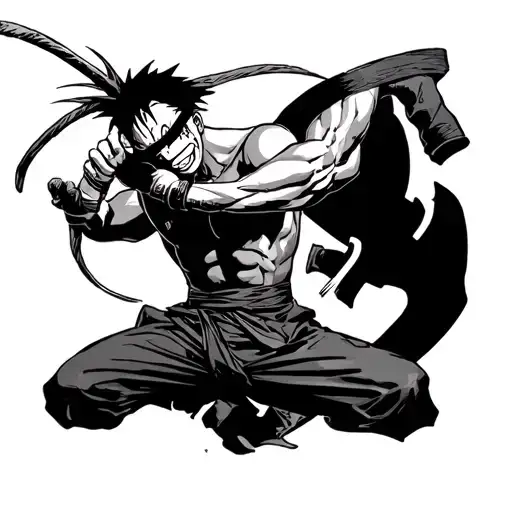 Zoro Of One Piece Fighting With Mr One