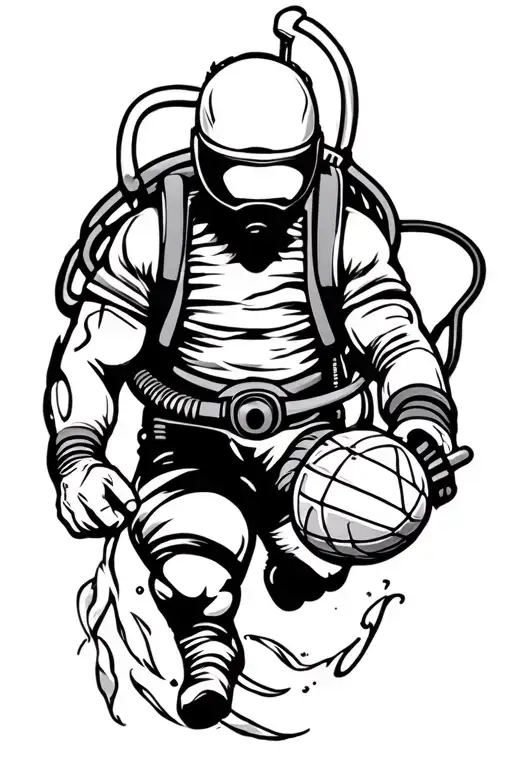 Rugby Tribal Scuba Diver