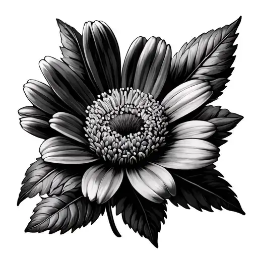 Aster Flower With Primrose Flower